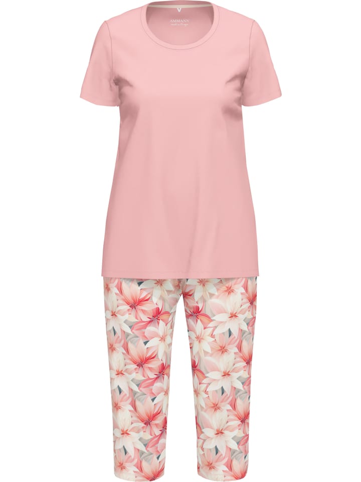 

Ammann Пижама из одного джерси розового цвета
