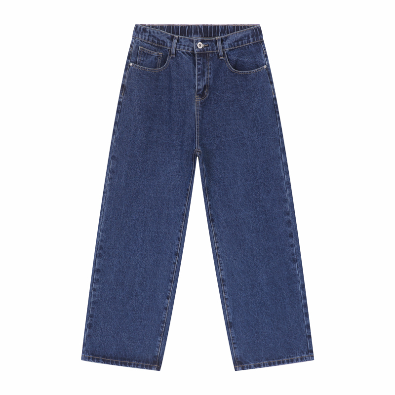 

Прямые джинсы свободного кроя unisex Voguo Relay, темно-синий