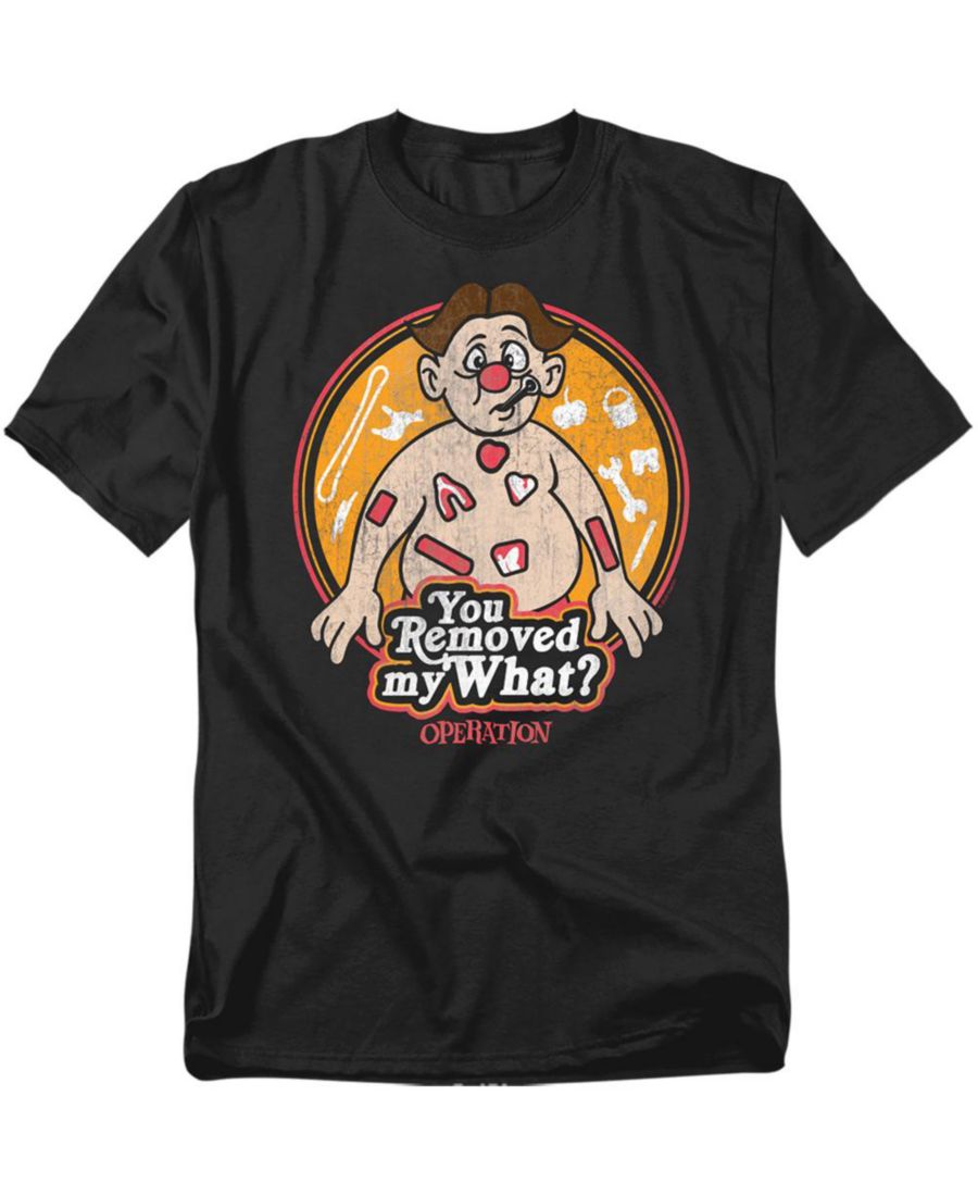 

Мужская футболка Operation Confused Operation Patient Hasbro+, Black, Черный, Мужская футболка Operation Confused Operation Patient Hasbro+, Black