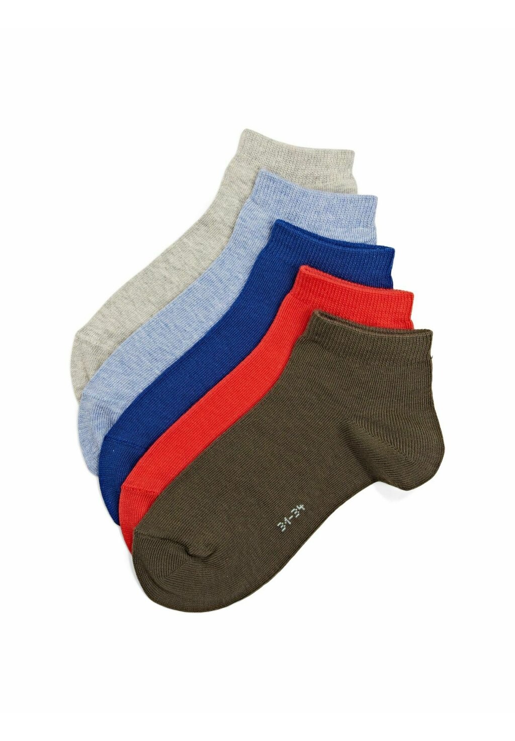 

Носки Solid-Mix 5-Pack Sneaker Socks Uni Esprit, цвет blue brown