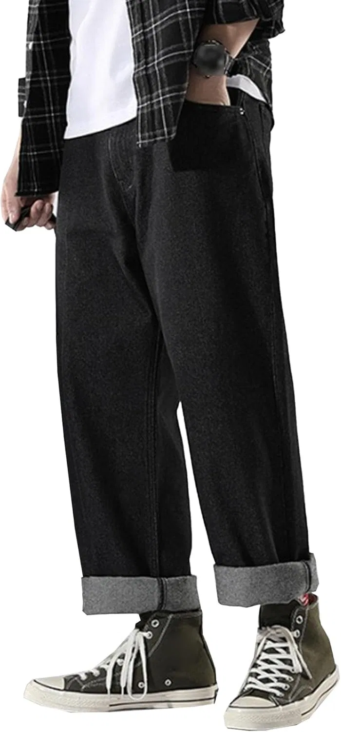 Джинсы широкие Men's Baggy Hip Hop, Black