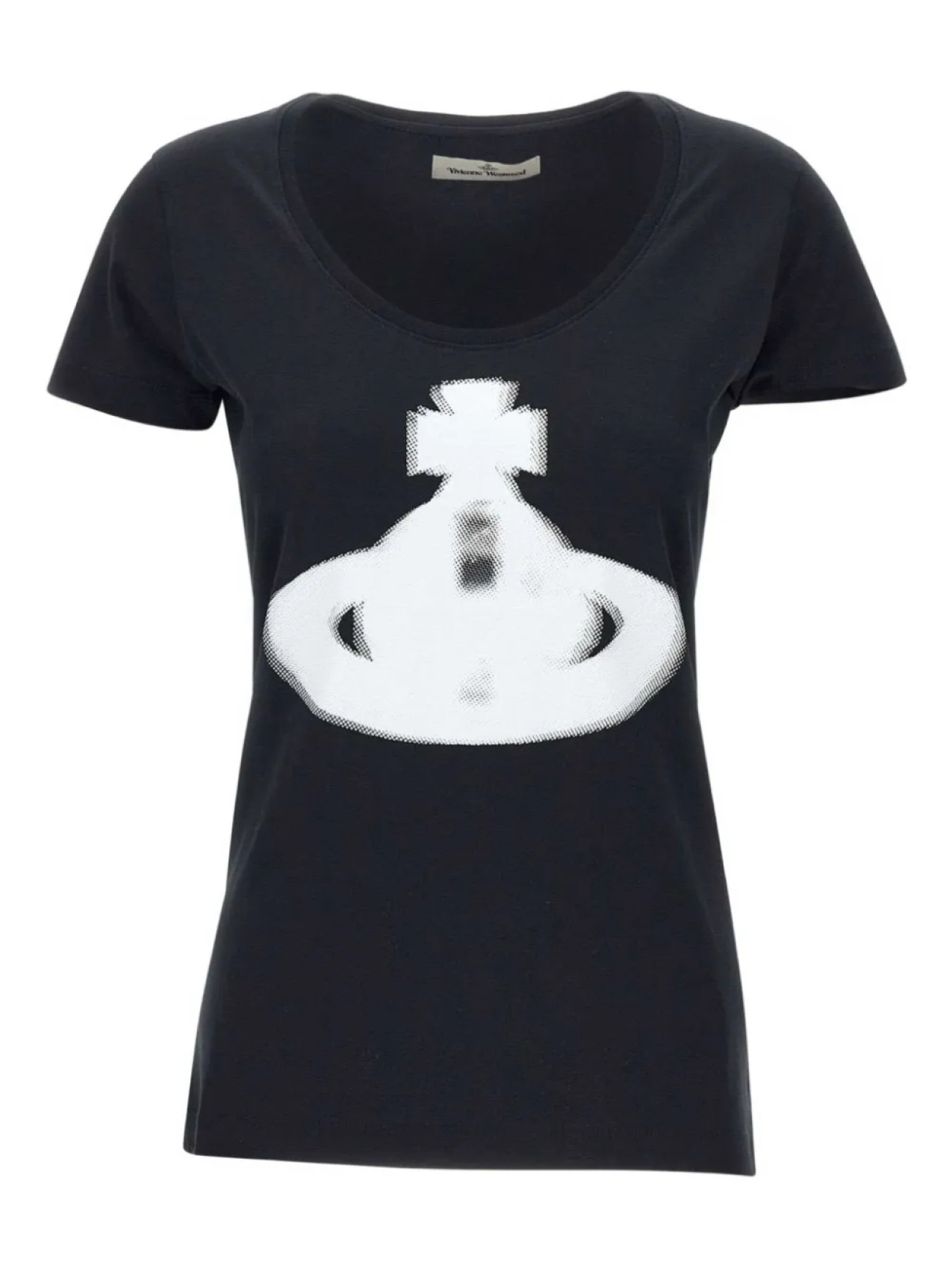 

Футболка Lollo с полутоновым узором Orb Vivienne Westwood, черный