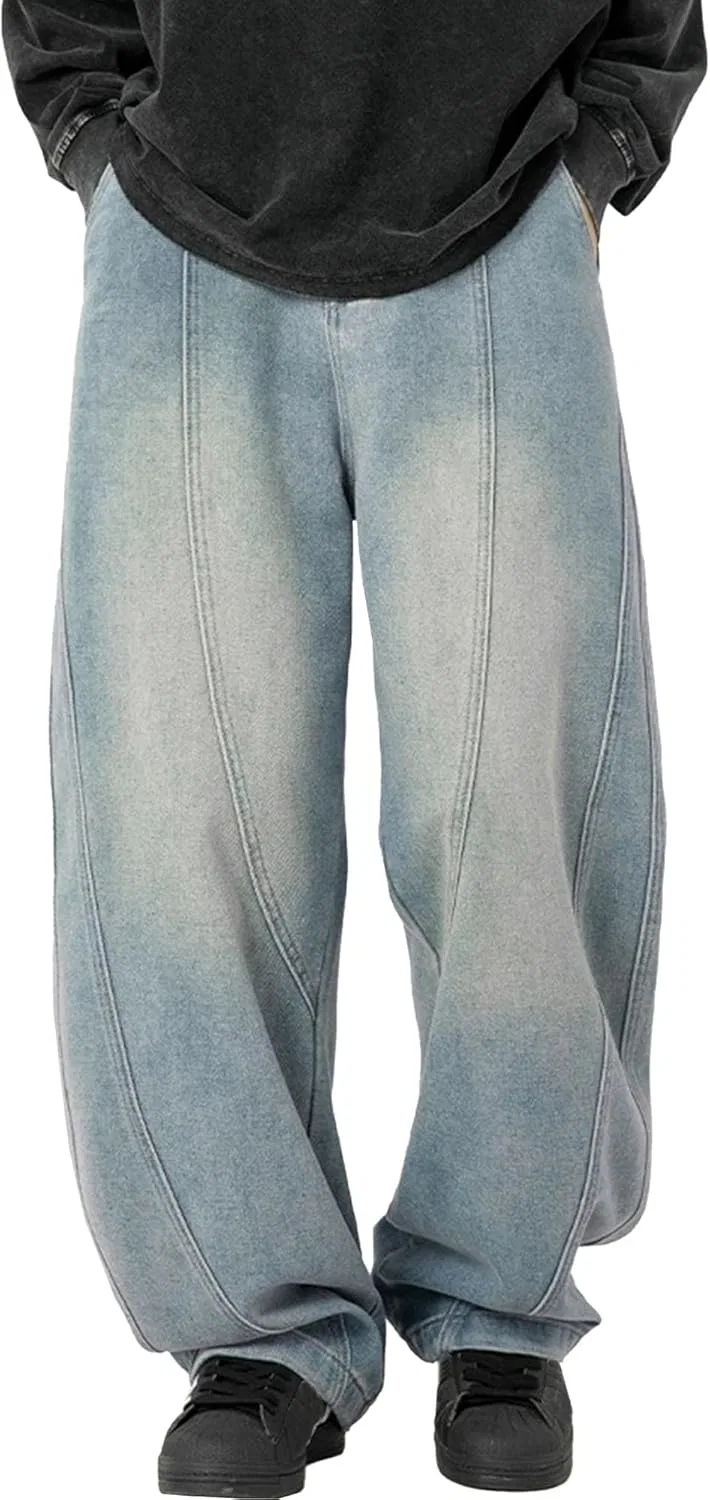 Джинсы широкие Baggy Jeans, синий