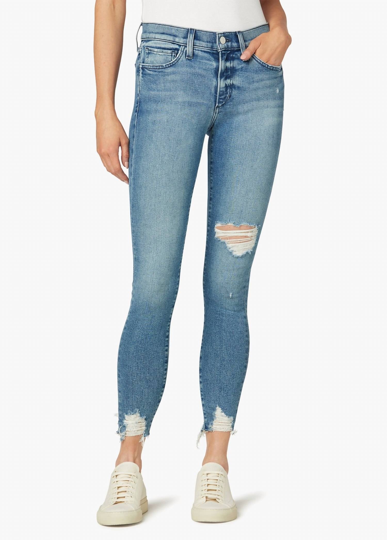 

Джинсы Icon Ankle с жеваным краем в Rookie JOE'S Jeans