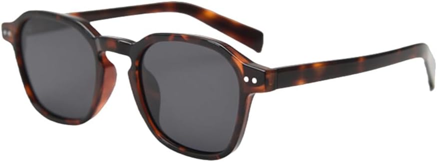 

Солнцезащитные очки для мужчин из ацетата, ретро-поляризованные солнцезащитные очки для женщин, защита от УФ-излучения UV400, леопардовый принт VFDHN, Leopard With Black