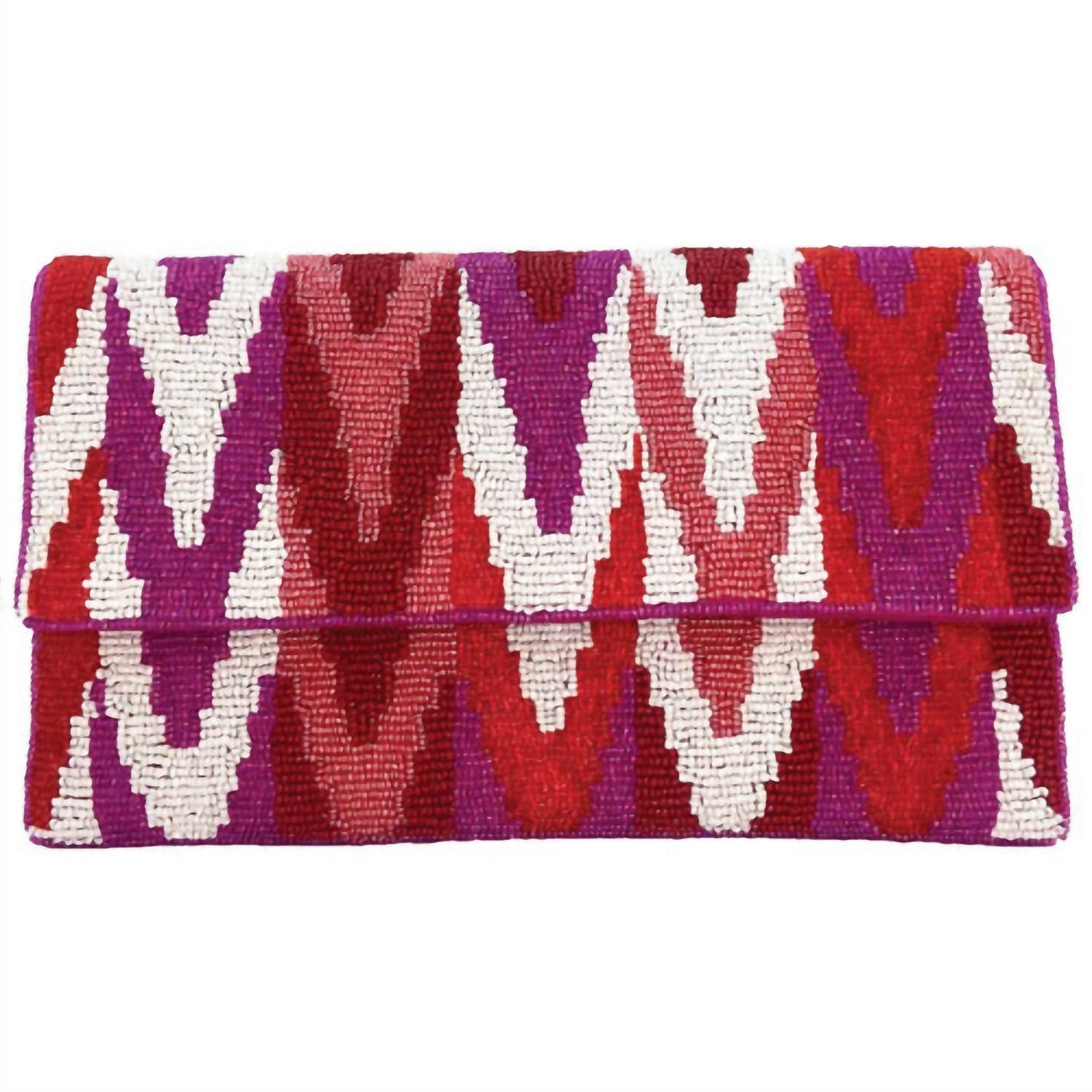 

Женский клатч Obsession Chevron Beaded Clutch розового цвета La Chic Designs, Розовый, Женский клатч Obsession Chevron Beaded Clutch розового цвета La Chic Designs