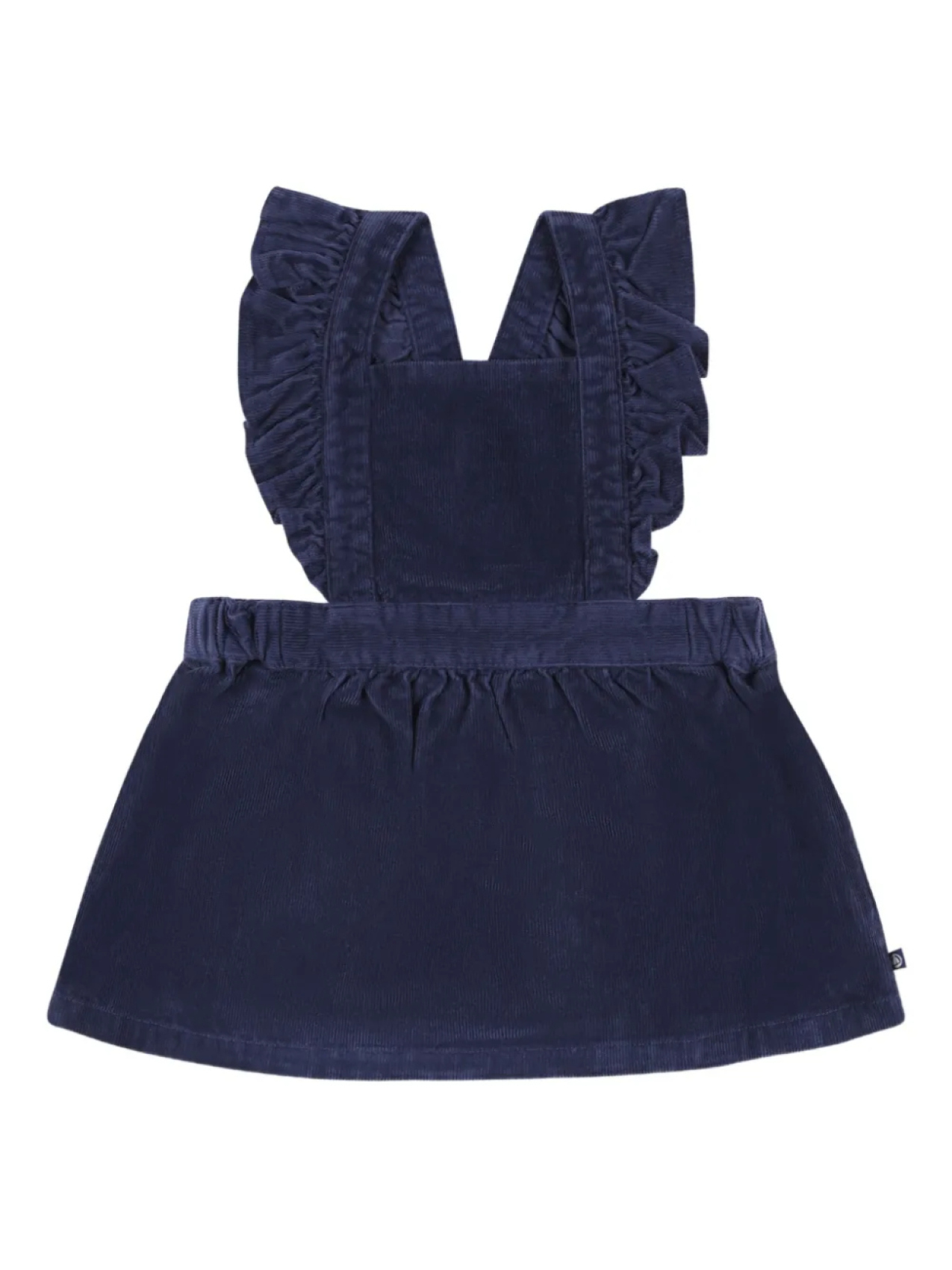 

Платье без рукавов из велюра Petit Bateau, синий