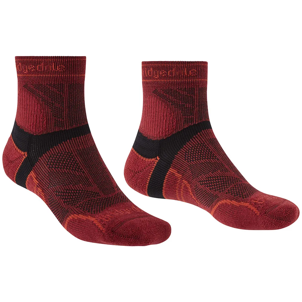 

Носки Bridgedale Lightweight T2 Merino Sport 3/4 Crew, красный