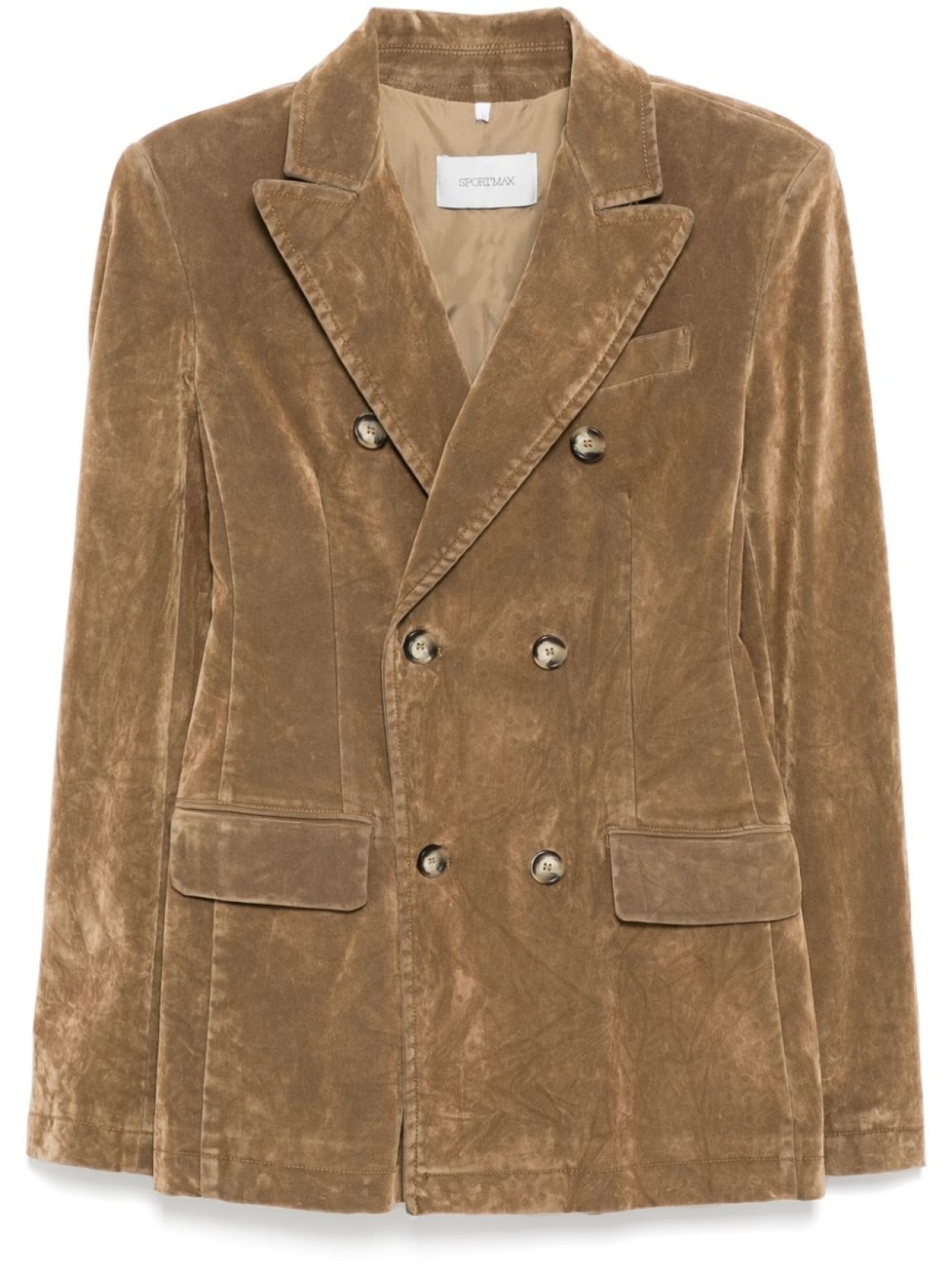 

Max Mara фактурный пиджак, коричневый