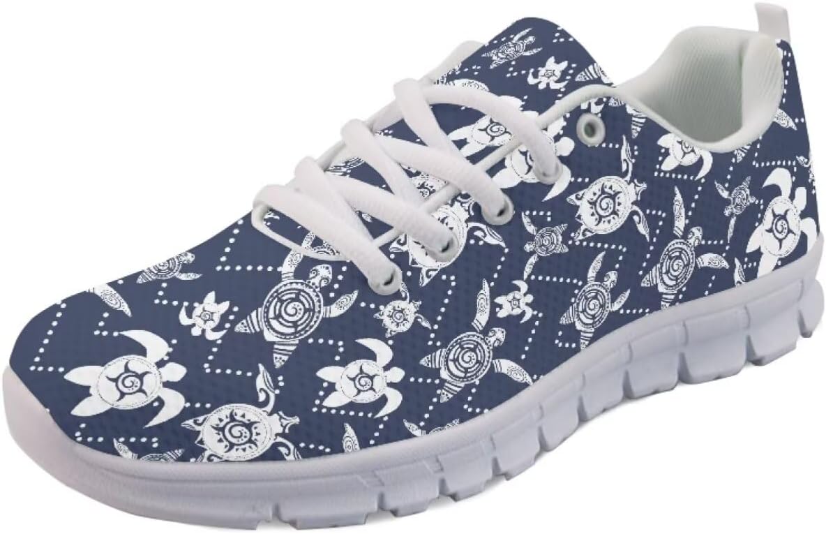 

Кроссовки Forchrinse для женщин и мужчин, дышащие, с сеткой, на шнуровке, для прогулок, бега и тенниса, Turtles