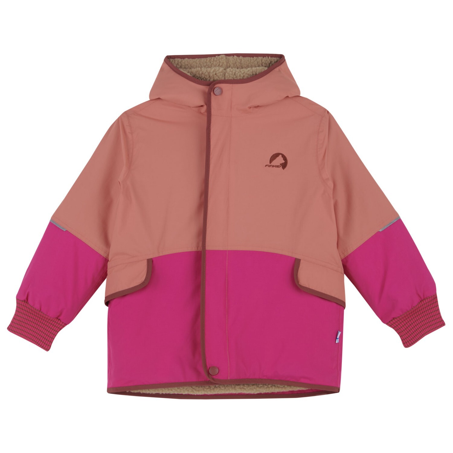 

Зимняя куртка Finkid Kid's Moska Mukka, цвет Terra Cotta/Sable