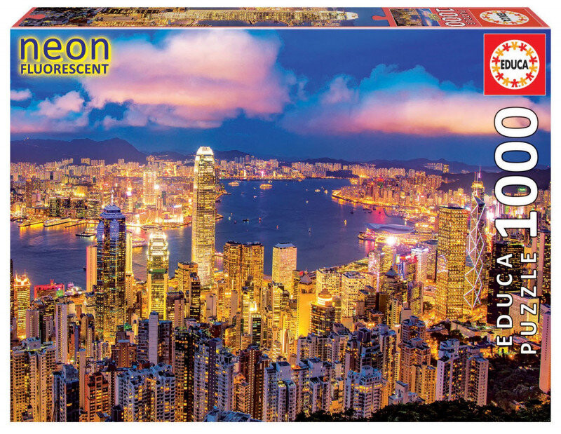 

Educa, пазл Hong Kong Skyline, 1000 шт.