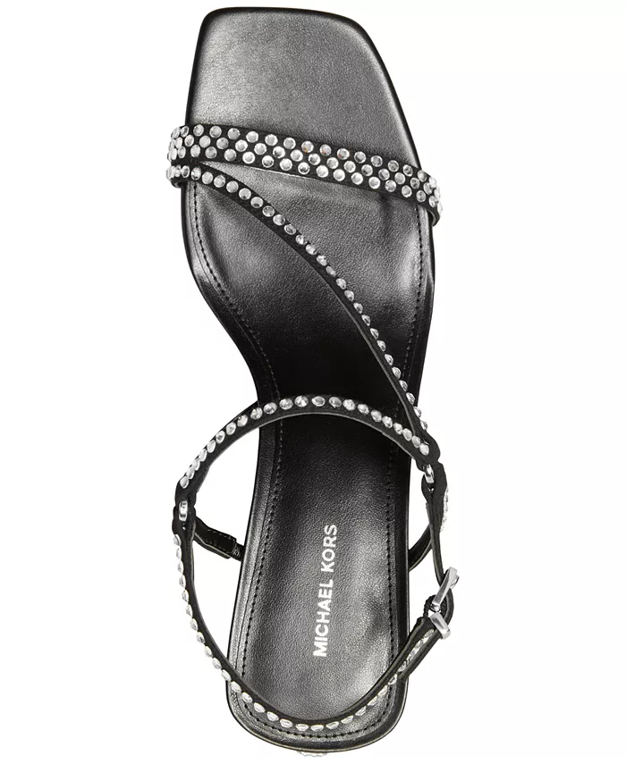 Женские босоножки Selina на каблуке-котенке Michael Kors, черный — фото 3