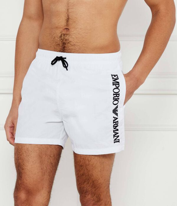 

Шорты для плавания Regular fit Emporio Armani, белый