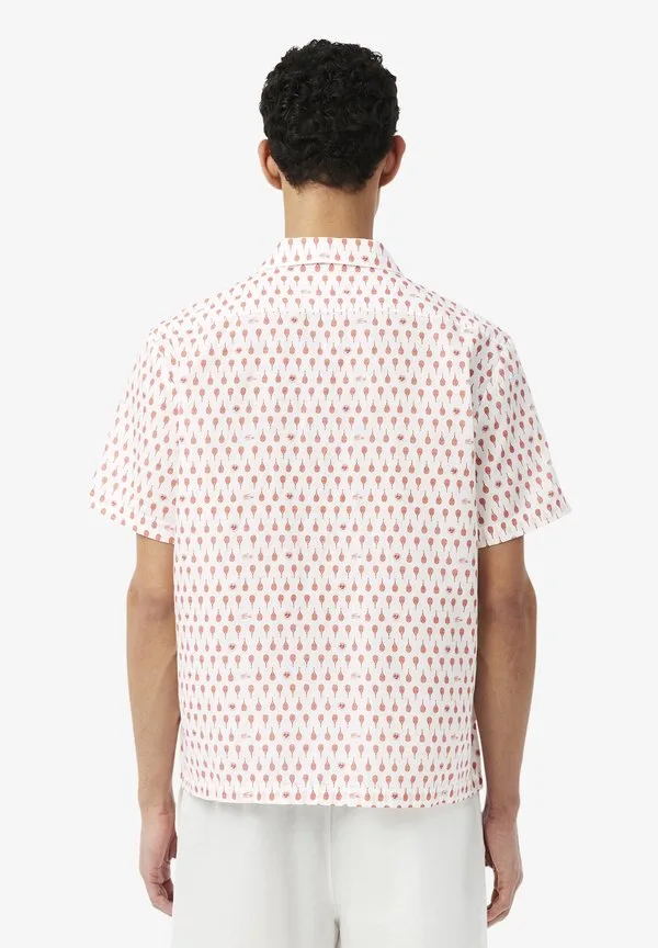 Рубашка lacoste Lacoste, Blanc/Marron Id — фото 3