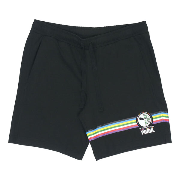 

Шорты intl graphic shorts 'black white' Puma, черный