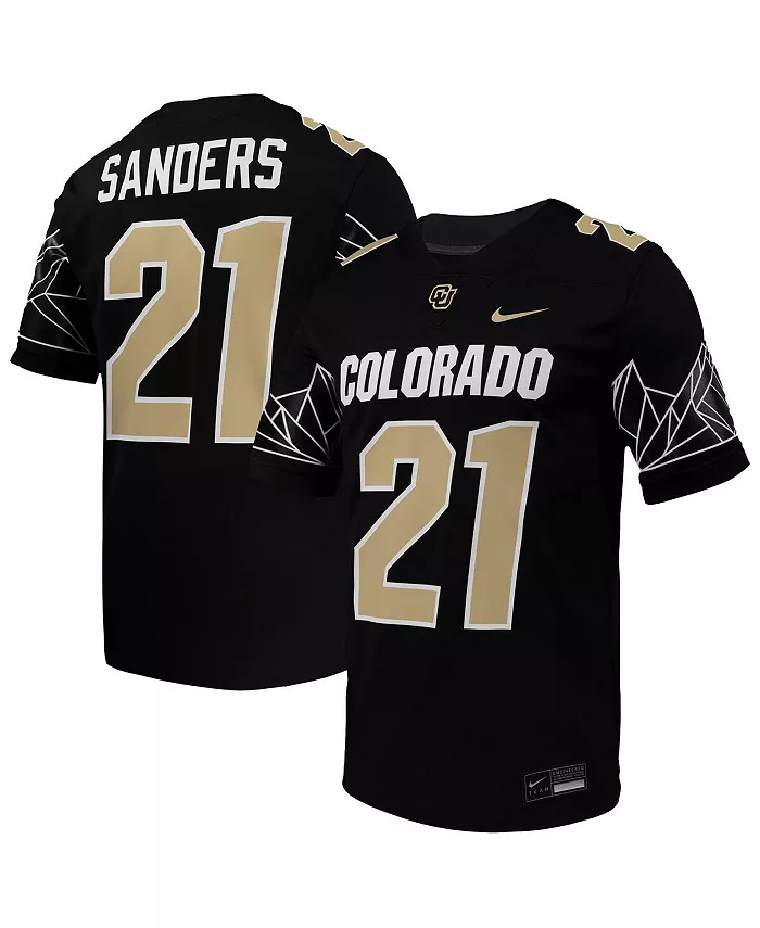 

Мужская реплика игровой футболки Shilo Sanders Black Colorado Buffaloes Untouchable Nike