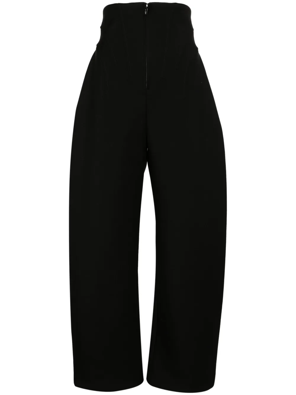 

Широкие брюки с завышенной талией Alaïa, черный