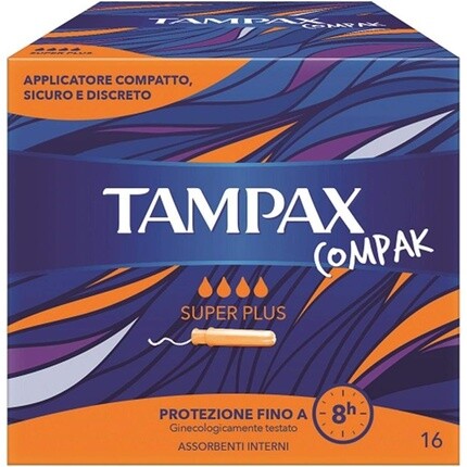 

Тампакс Компак Супер Плюс Белый Tampax