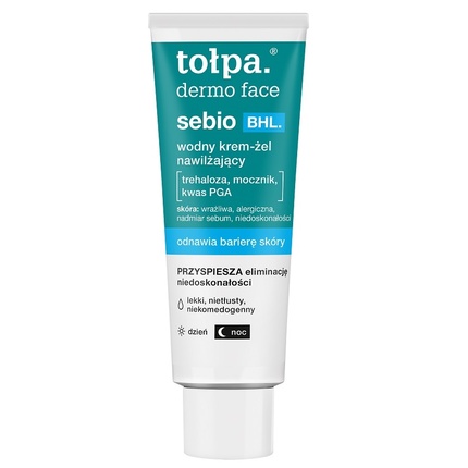 

Topa Dermo Face Sebio Bhl Увлажняющий водный гель-крем для лица 40 мл Tołpa