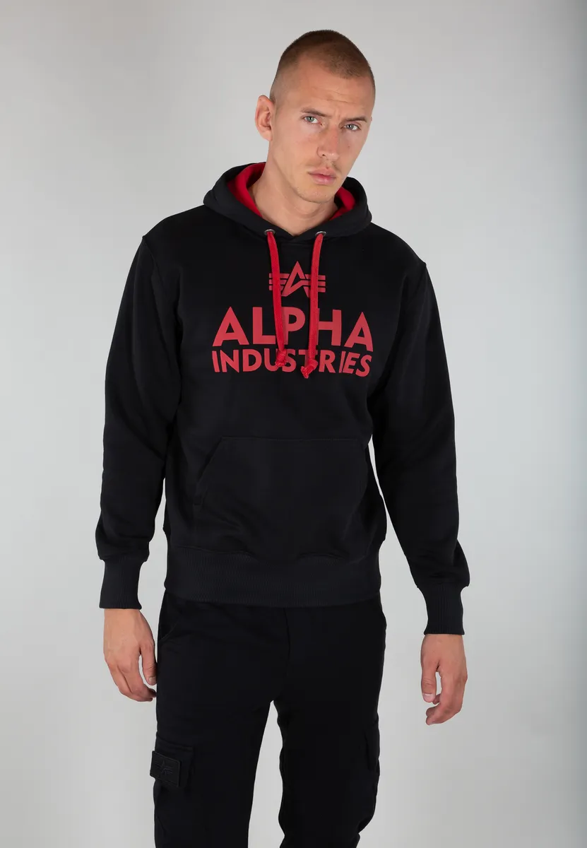 

Толстовка Alpha Industries " Alpha Industries Мужчины - Толстовки с капюшоном из пенопласта с принтом ", черный