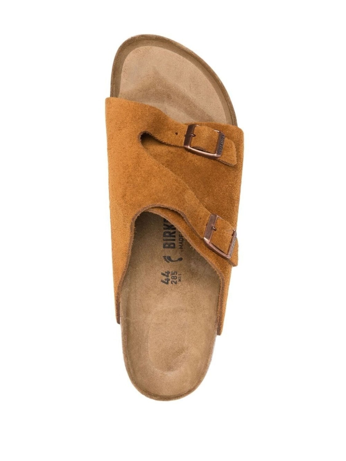 Сандалии Birkenstock Zrich Suede Leather, коричневый — фото 4