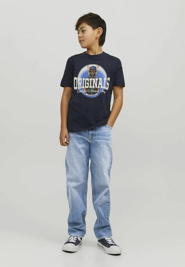 Jjichris jjoriginal noos прямые джинсы Jack & Jones Junior, Blue Denim