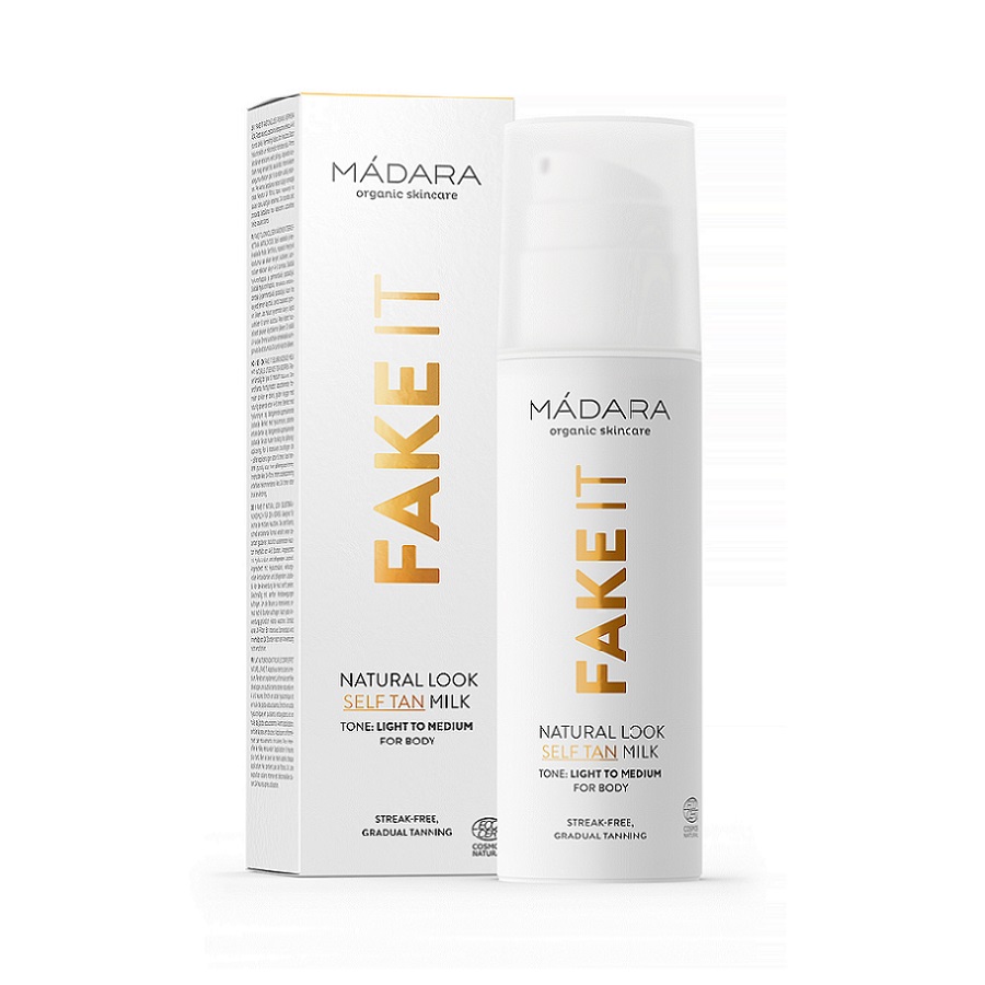 

Натуральное молочко для автозагара fake it natural look self tan milk Madara, 150 мл