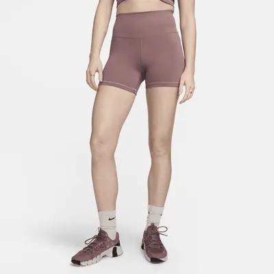 

Шорты Nike One Rib, цвет Smokey Mauve/White