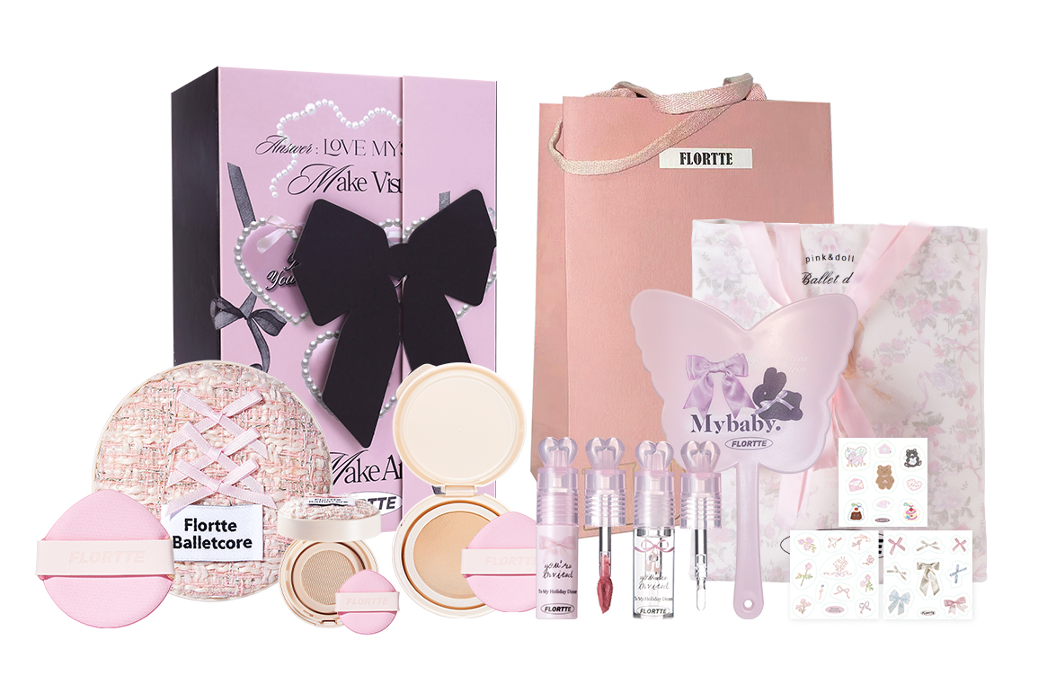 

Жидкая помада и блеск для губ Puff, набор для макияжа, стойкое покрытие, контроль жирности и увлажнение FLORTTE