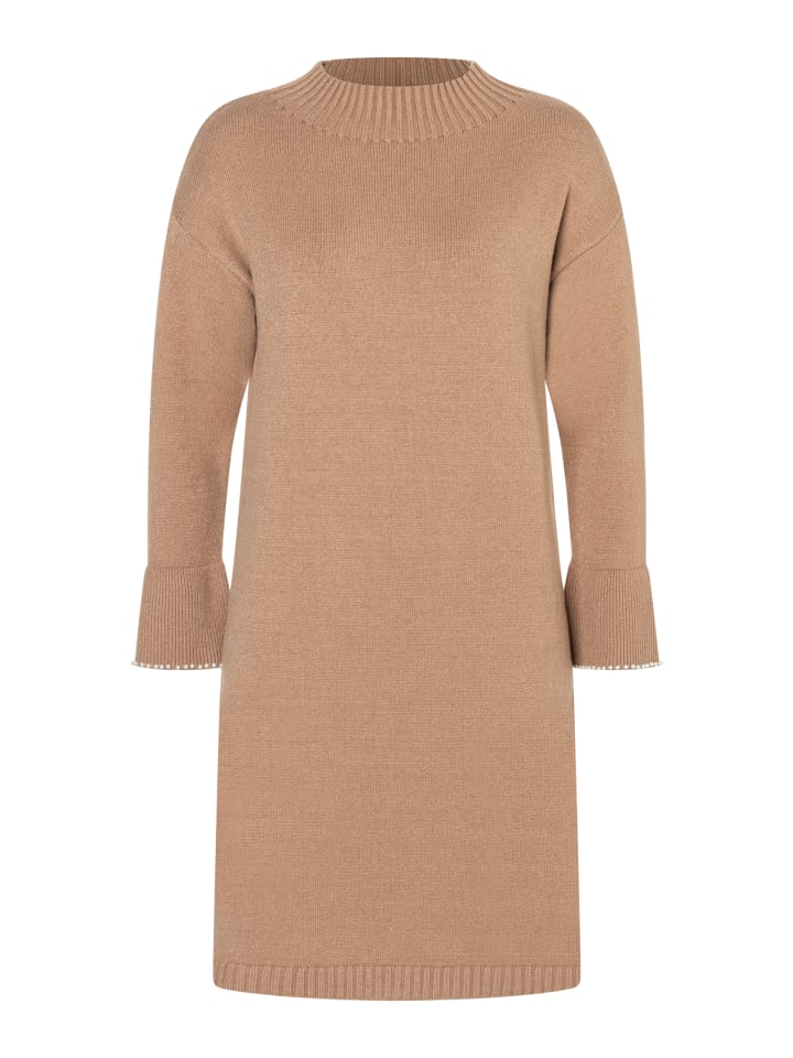 

More & More Мягкое, женственное вязаное платье теплого верблюжьего цвета