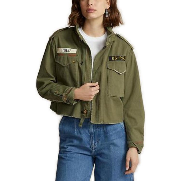 Polo Ralph Lauren Женская зеленая куртка, Green — фото 4