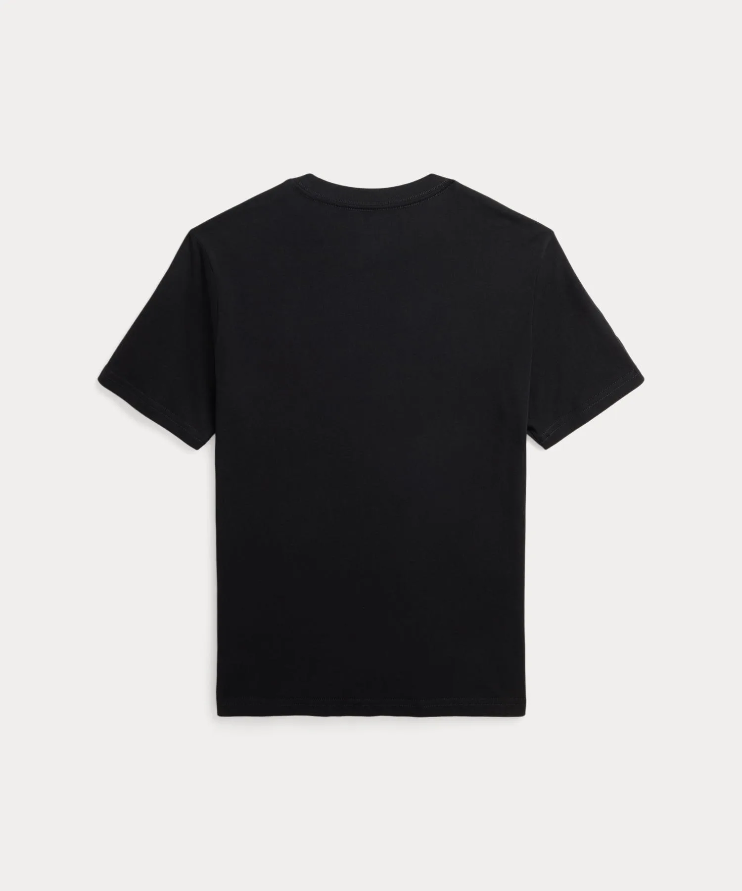 Детская футболка с вышивкой Big Pony POLO RALPH LAUREN CHILDRENSWEAR чёрная — фото 4