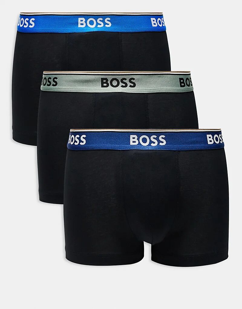 

BOSS Bodywear, Комплект из 3 пар боксеров черного цвета
