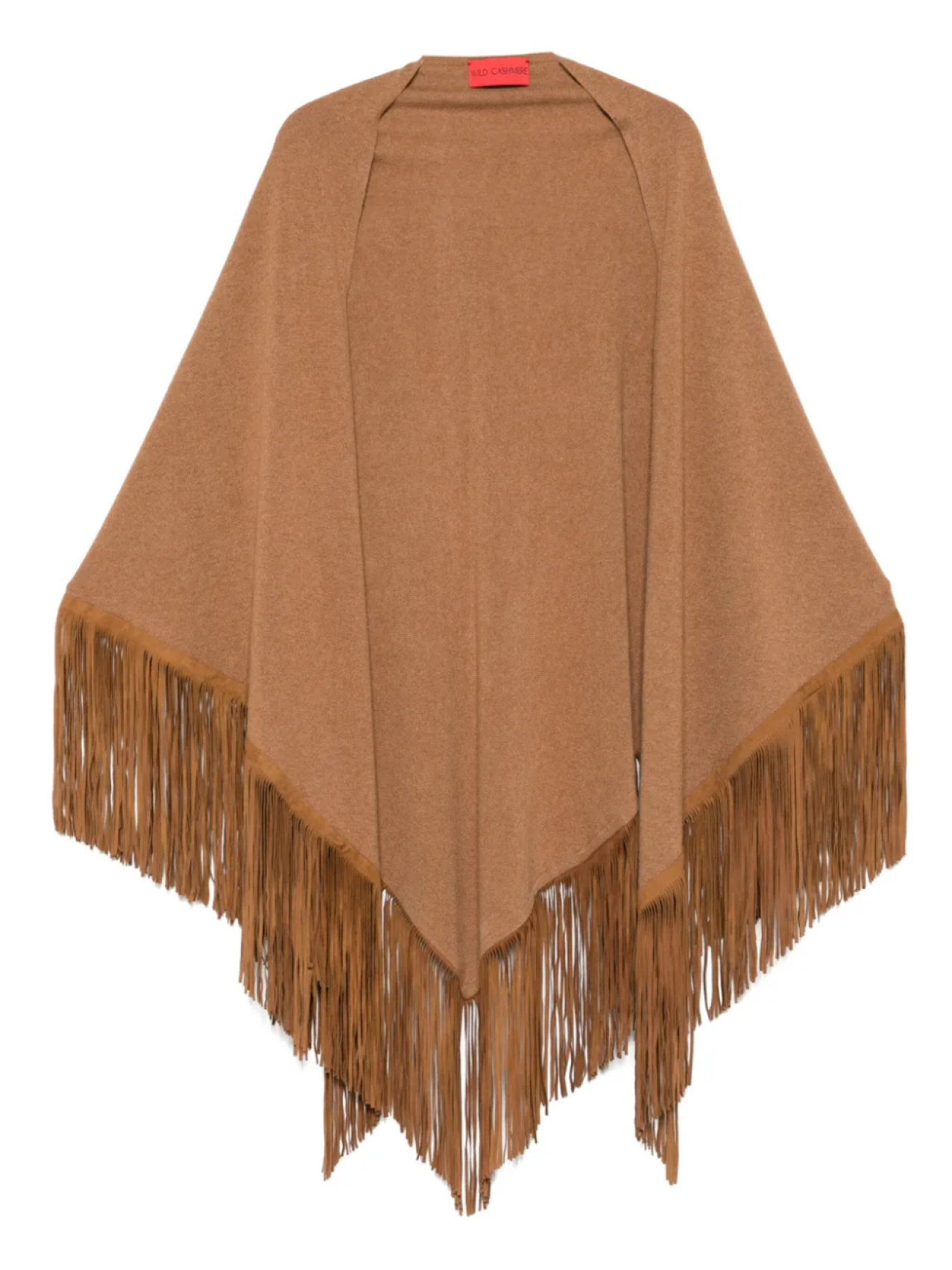 

Шарф с бахромой Wild Cashmere, коричневый