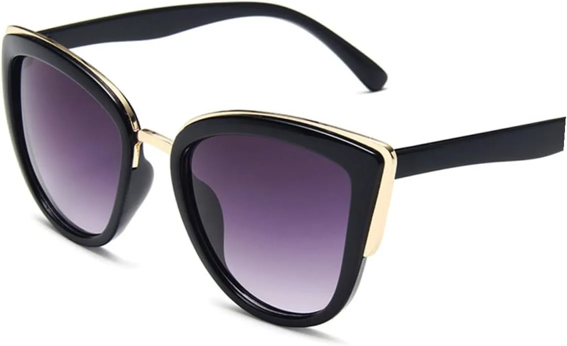 

Набор из 3 женских солнцезащитных очков «кошачий глаз» в винтажном стиле, пластиковые, для активного отдыха, ретро-очки для женщин NIYANGLE, Assorted Color