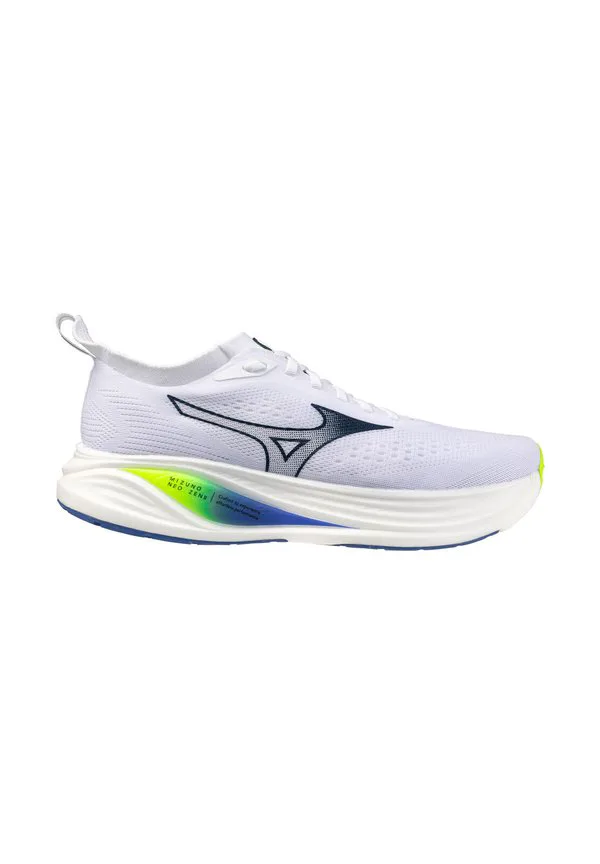 Кроссовки для бега по шоссе neo zen 2 Mizuno, White/Estate Blue/Lightning Yellow