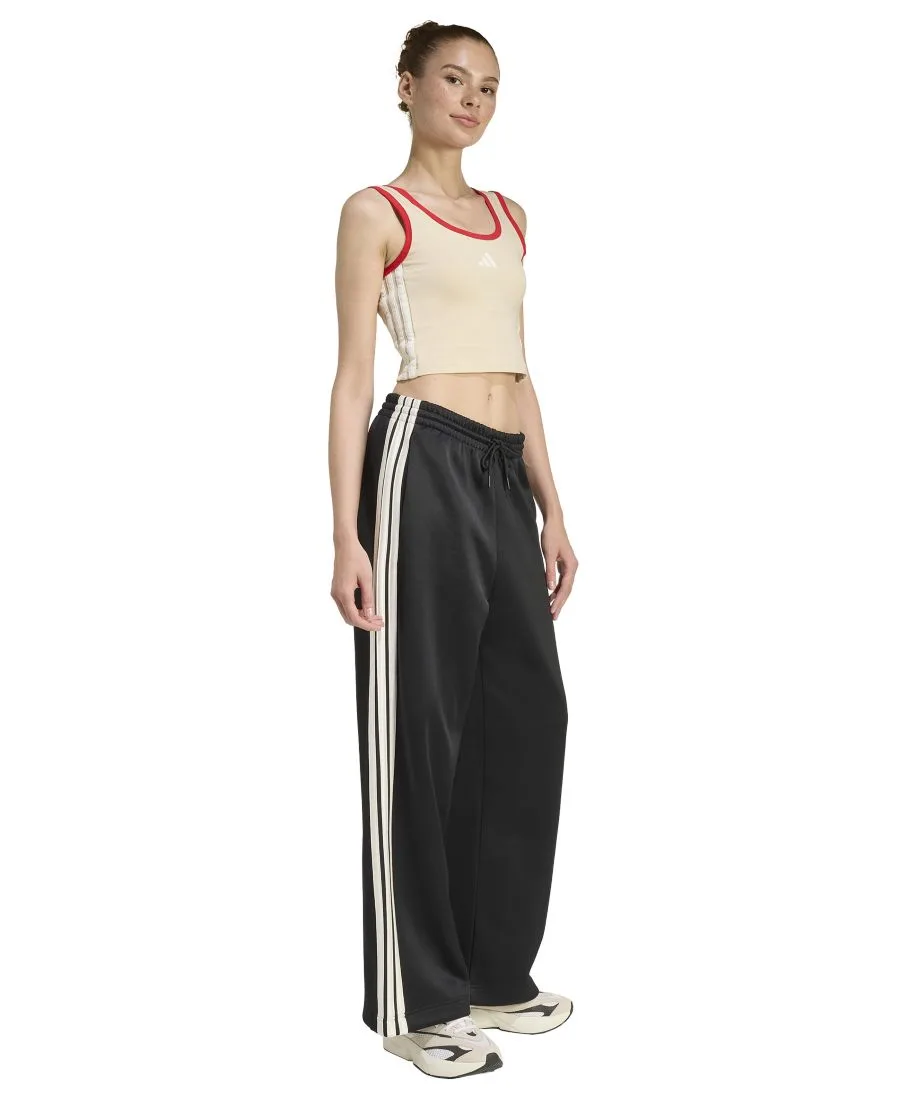 Женская спортивная майка Stadium Sportswear Adidas, crystal linen/pure ruby/off белый — фото 2