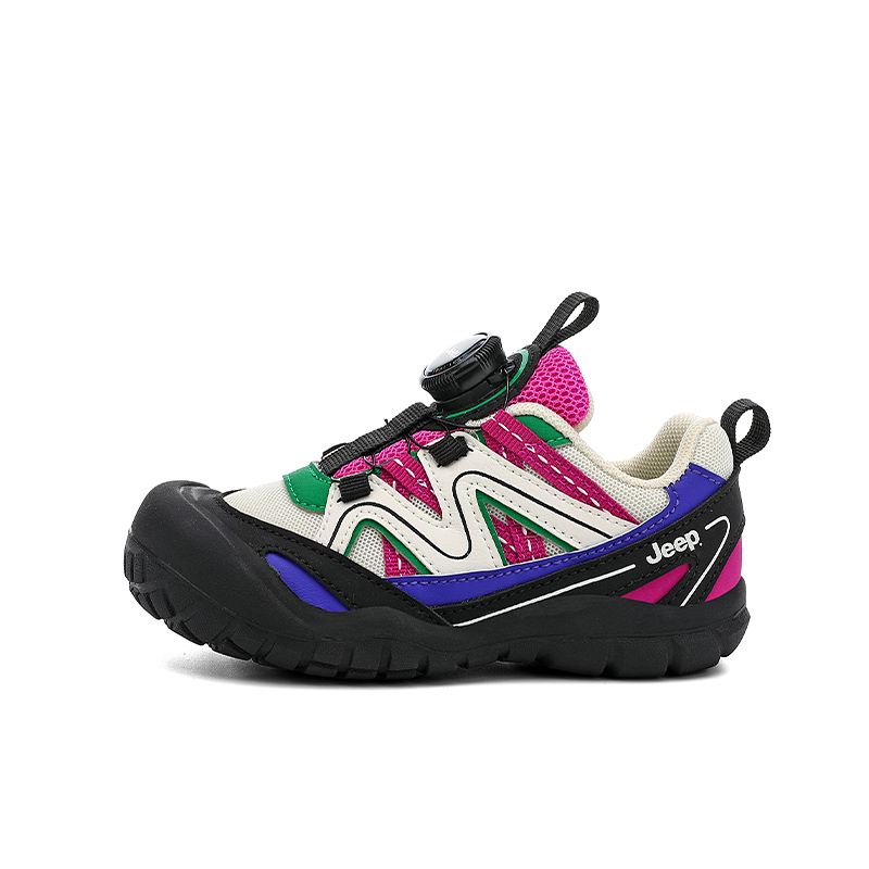 Беговые кроссовки Running Collection для дошкольников Jeep, бежевый зеленый желтый — фото 3