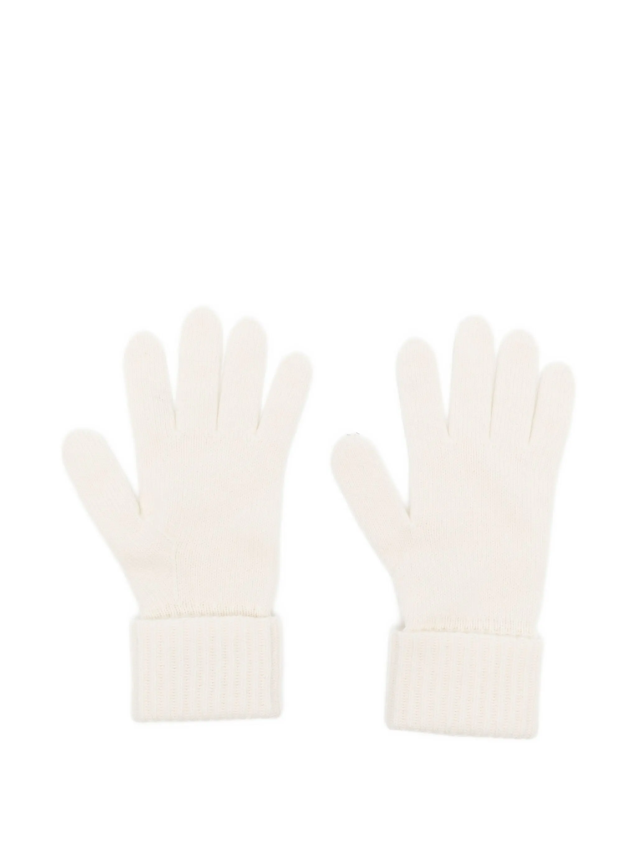 

Кашемировые перчатки в рубчик N.Peal, нейтральный