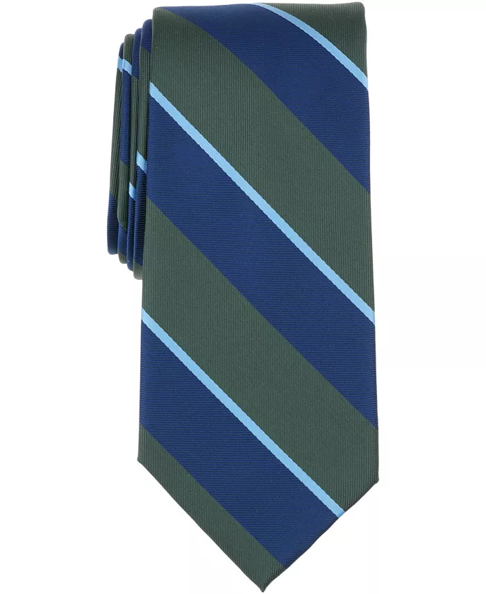 

Мужской галстук Huntington с полосатым принтом Club Room, зеленый