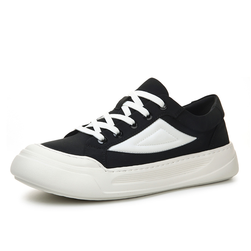 

Износостойкие и легкие низкие скейтбордские туфли для мужчин LINSEN, черный