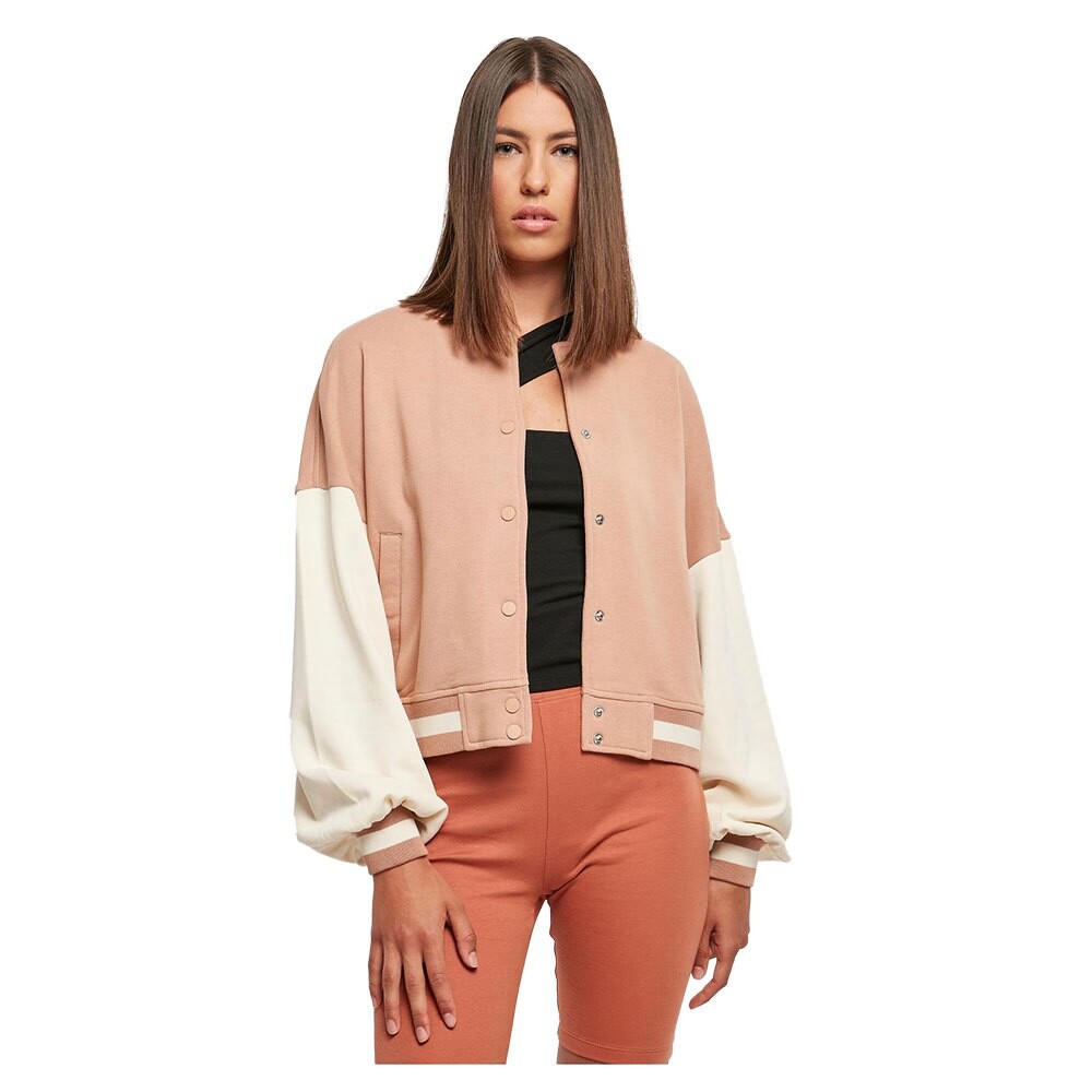 

Куртка Urban Classics Oversized 2 Tone College Terry, бежевый