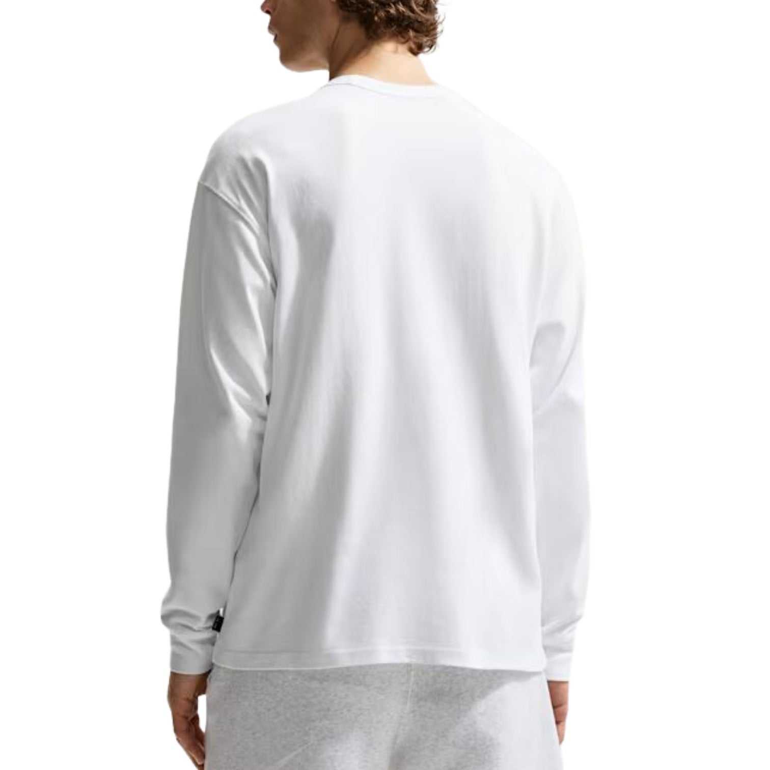 Футболка с длинными рукавами Nike Sportswear Premium Essentials, белая — фото 2