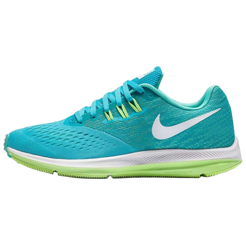 

Nike Женские кроссовки Zoom Winflo 4 Abrasion Resistant Low Top Casual Running Blue