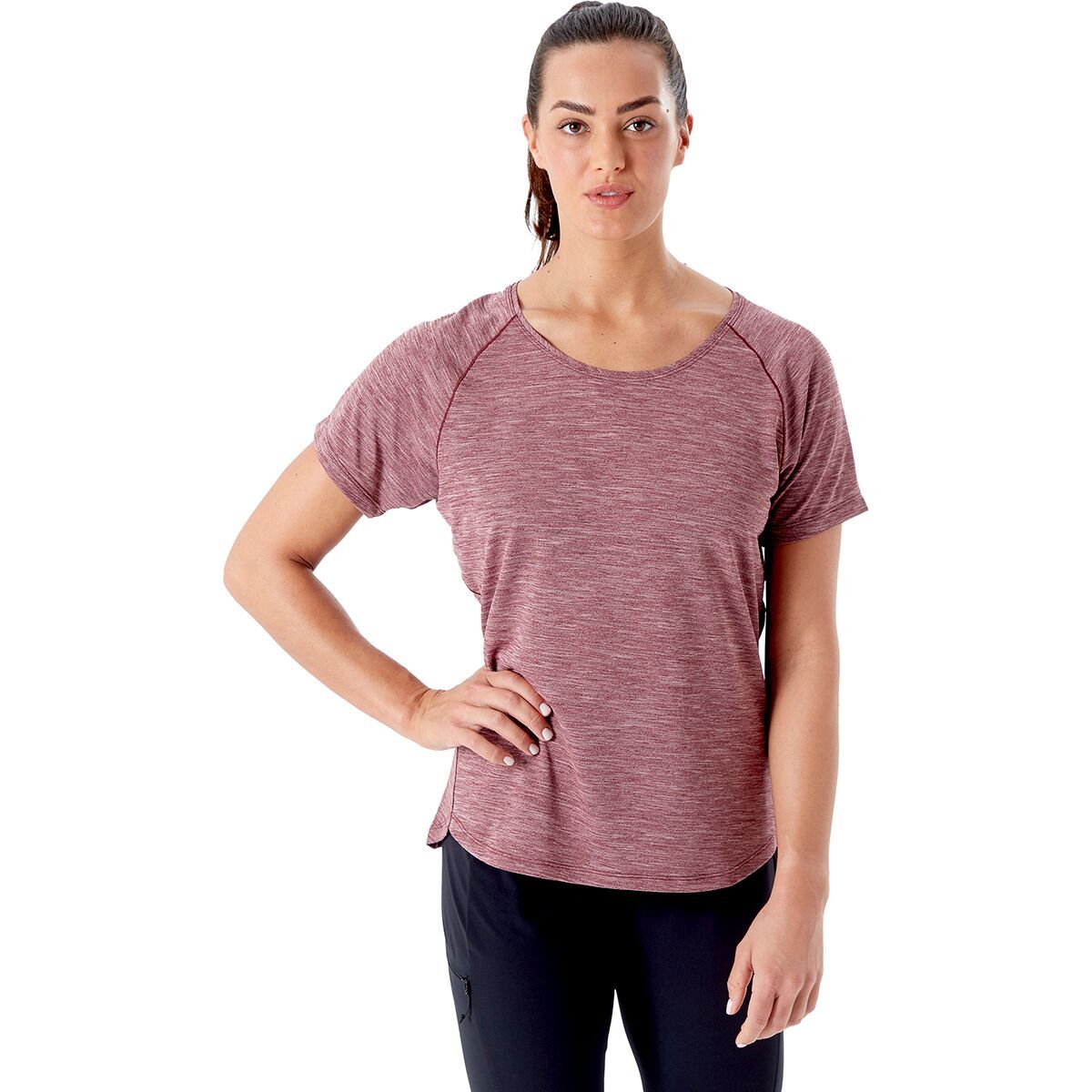 

Футболка Wisp Rab, цвет deep heather marl