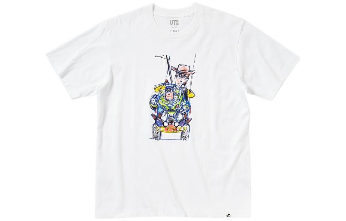 

Футболка унисекс белая Uniqlo, белый