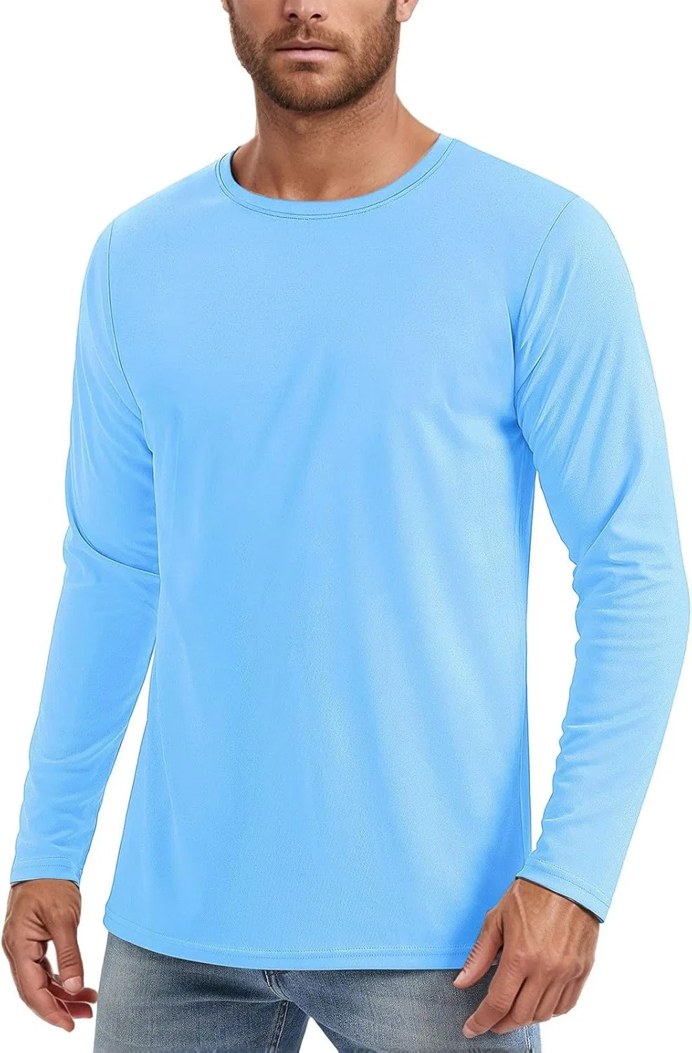 Футболка с длинным рукавом UPF50+, Sun Protective, Blue