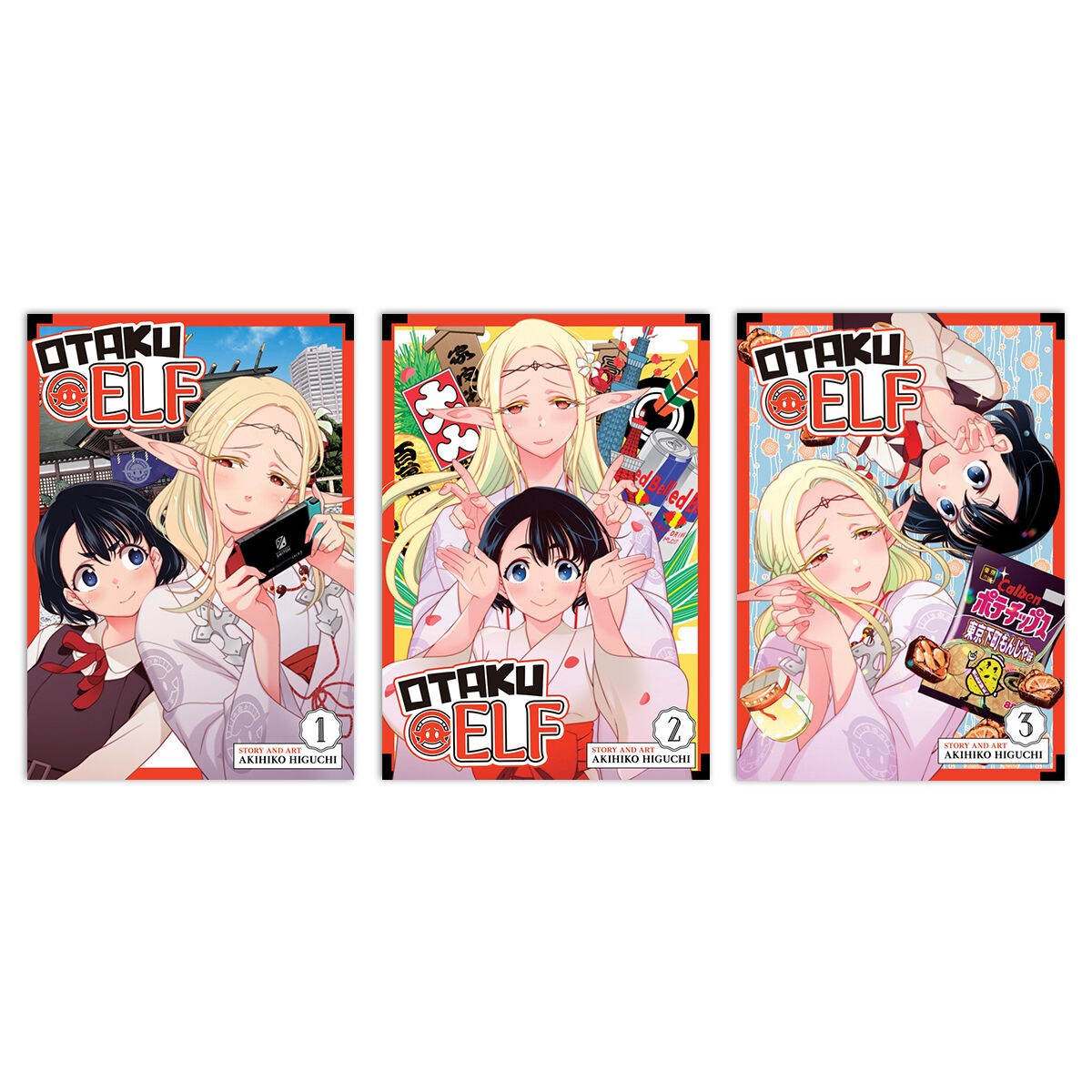 

Манга Otaku Elf Manga (1-3) Bundle