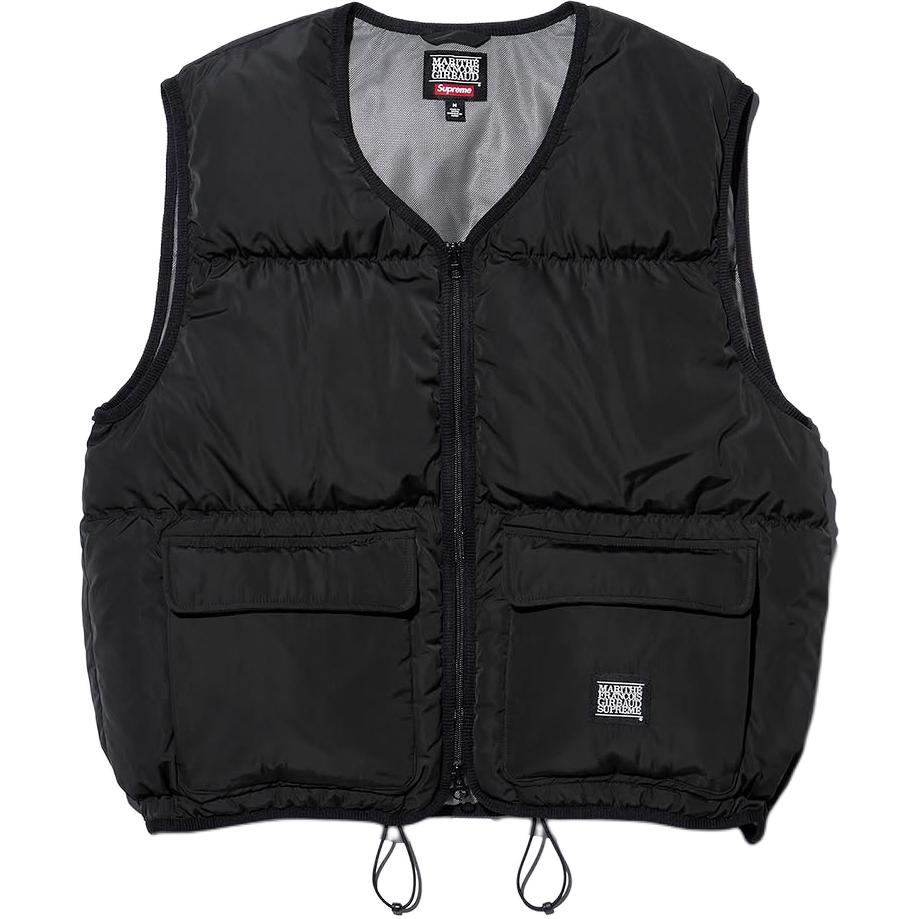 

Supreme Пуховик жилет Marithé + François Girbaud, Black